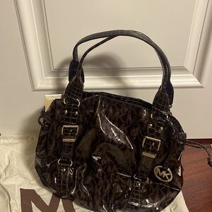 Michael Kors Brown/coffee drawstring bag